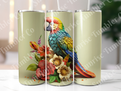 Parrot Variety Part 2 - 20oz and 30oz Tumblers (Glow In The Dark Green And Blue Available)