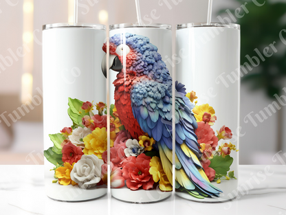 Parrot Variety Part 2 - 20oz and 30oz Tumblers (Glow In The Dark Green And Blue Available)