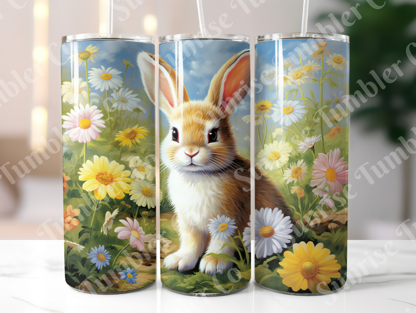 Rabbit and Bunny Variety - 20 oz and 30 oz Tumbler (Glow In The Dark Option Available)