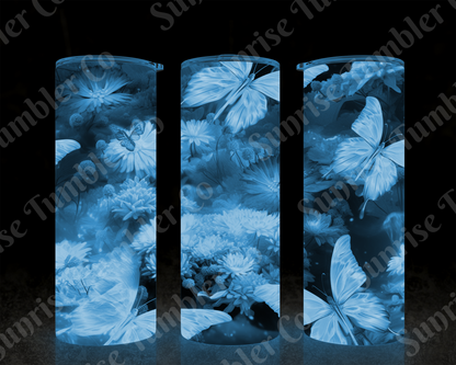 Butterflies Variety Part 3 - 20 oz and 30 oz Tumblers (Glow In The Dark Options Available)