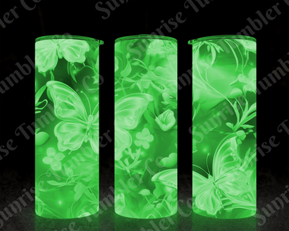 Butterflies Variety Part 3 - 20 oz and 30 oz Tumblers (Glow In The Dark Options Available)