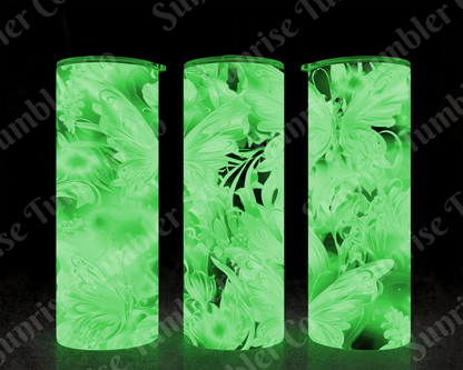 Butterflies Variety Part 3 - 20 oz and 30 oz Tumblers (Glow In The Dark Options Available)