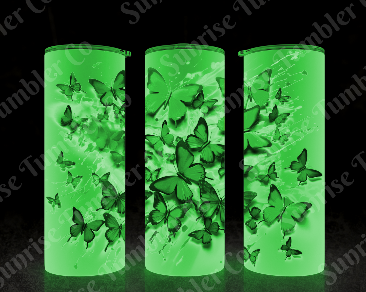 Butterflies Variety Part 2 - 20 oz and 30 oz Tumblers (Glow In The Dark Available)