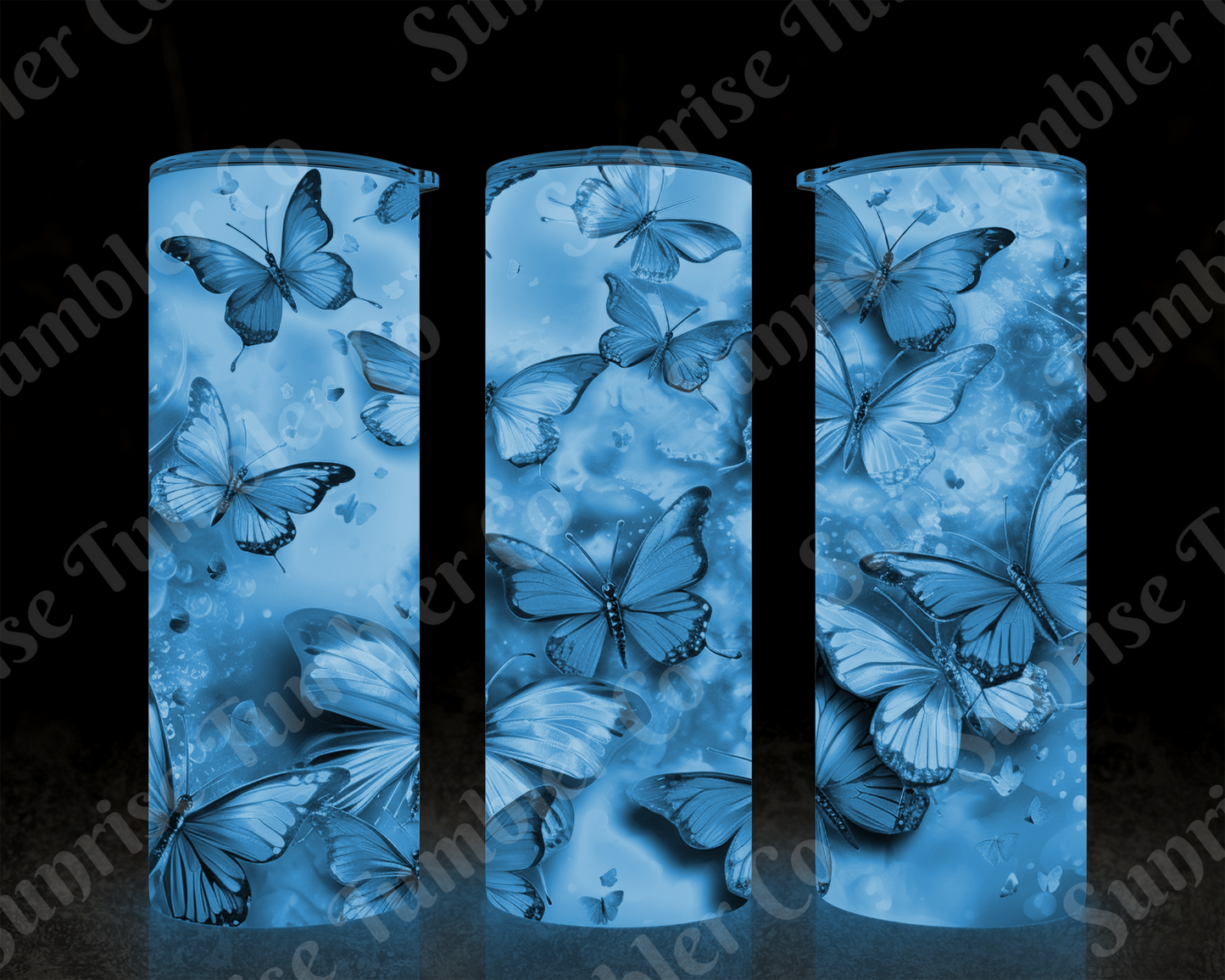 Butterflies Variety Part 2 - 20 oz and 30 oz Tumblers (Glow In The Dark Available)