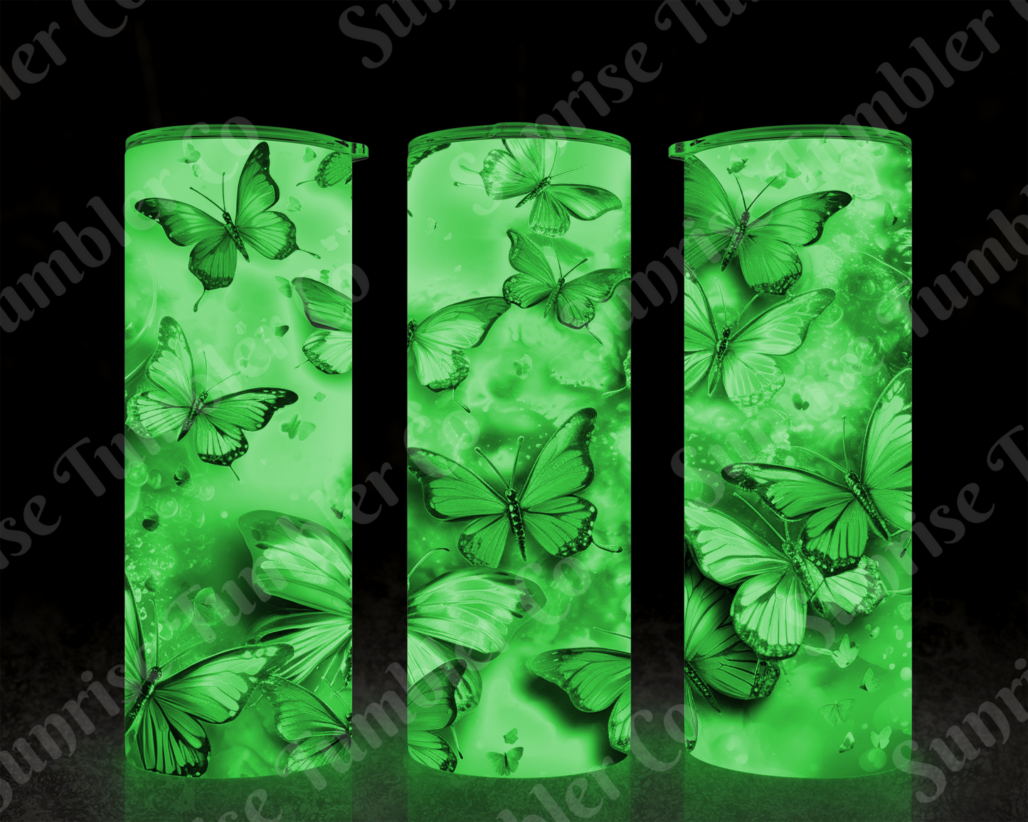 Butterflies Variety Part 2 - 20 oz and 30 oz Tumblers (Glow In The Dark Available)