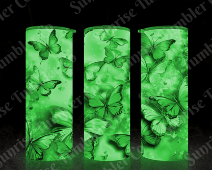 Butterflies Variety Part 2 - 20 oz and 30 oz Tumblers (Glow In The Dark Available)