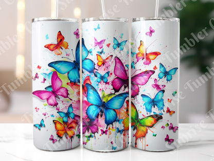 Butterflies Variety Part 2 - 20 oz and 30 oz Tumblers (Glow In The Dark Available)
