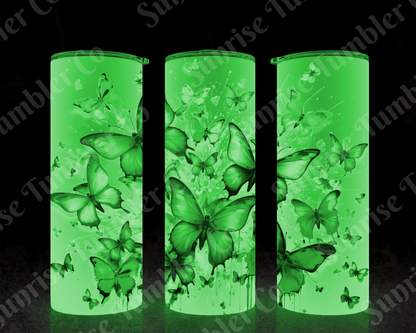 Butterflies Variety Part 2 - 20 oz and 30 oz Tumblers (Glow In The Dark Available)