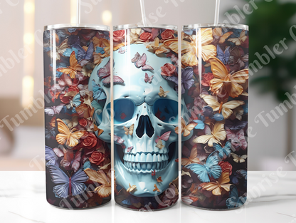 Skulls Variety Part 1 - 20 oz and 30 oz Tumbler (Glow In The Dark Option Available)