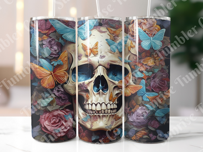 Skulls Variety Part 2 - 20 oz and 30 oz Tumbler (Glow In The Dark Option Available)