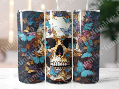 Skulls Variety Part 1 - 20 oz and 30 oz Tumbler (Glow In The Dark Option Available)