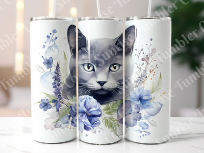 Cat Lovers Variety Part 2 - 20oz and 30oz Tumblers (Glow In The Dark Green And Blue Available)