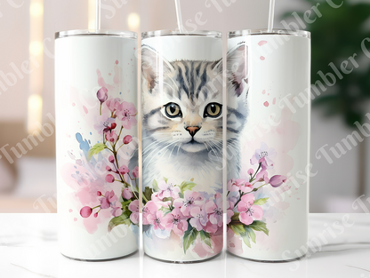 Cat Lovers Variety Part 2 - 20oz and 30oz Tumblers (Glow In The Dark Green And Blue Available)