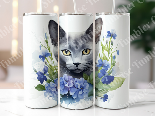 Cat Lovers Variety Part 3 - 20oz and 30oz Tumblers (Glow In The Dark Green And Blue Available)
