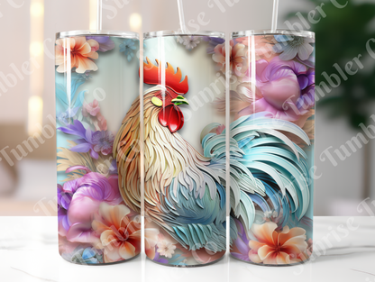 Chicken Variety Part 1 - 20oz and 30oz Tumblers (Glow In The Dark Green And Blue Available)