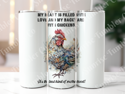 Chicken Variety Part 2 - 20oz and 30oz Tumblers (Glow In The Dark Green And Blue Available)