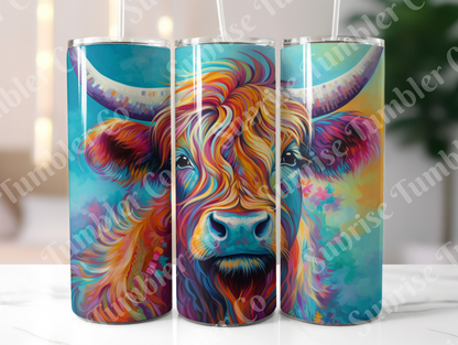 Cow Variety Part 3 - 20oz and 30oz Tumblers (Glow In The Dark Green And Blue Available)