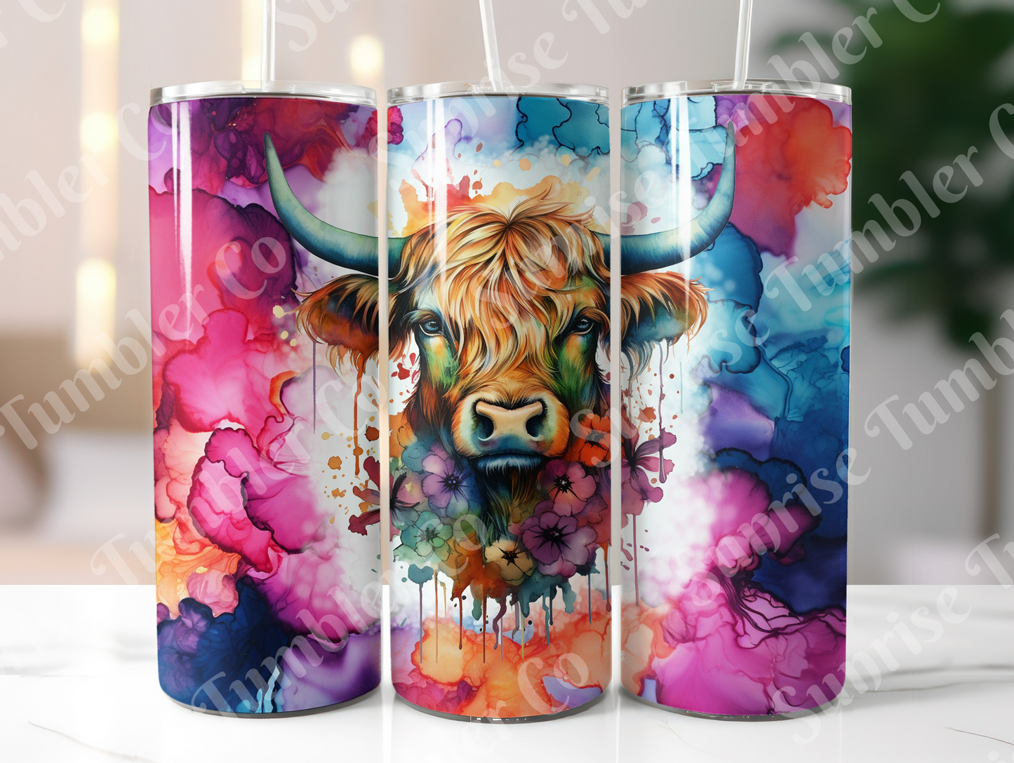 Cow Variety Part 3 - 20oz and 30oz Tumblers (Glow In The Dark Green And Blue Available)