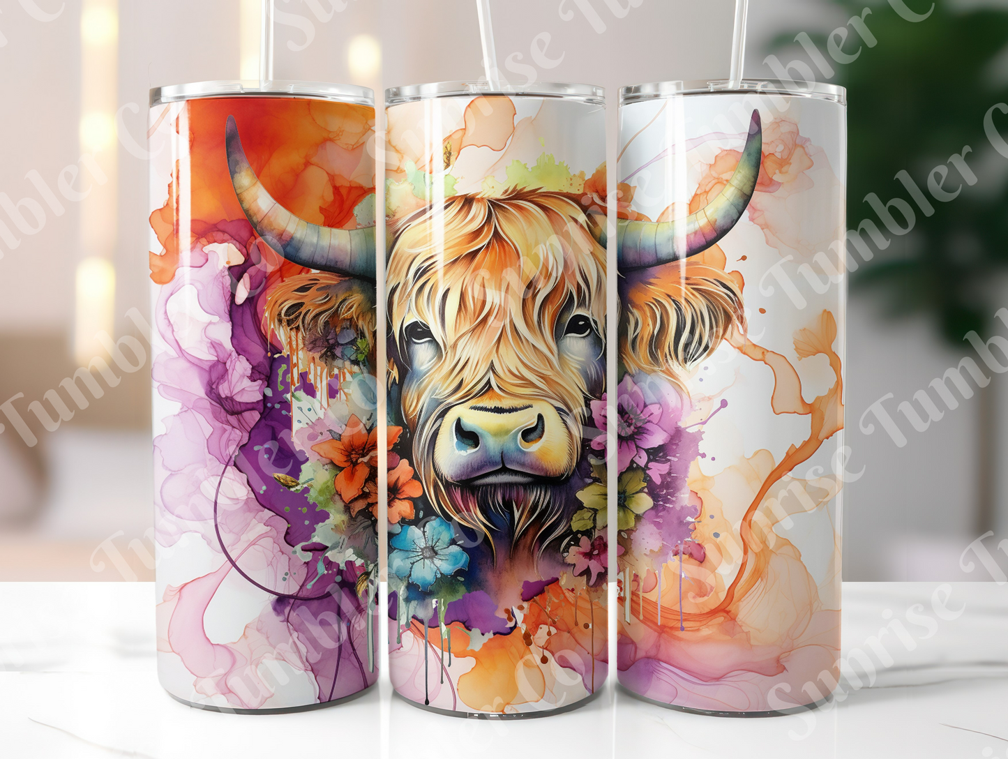 Cow Variety Part 3 - 20oz and 30oz Tumblers (Glow In The Dark Green And Blue Available)