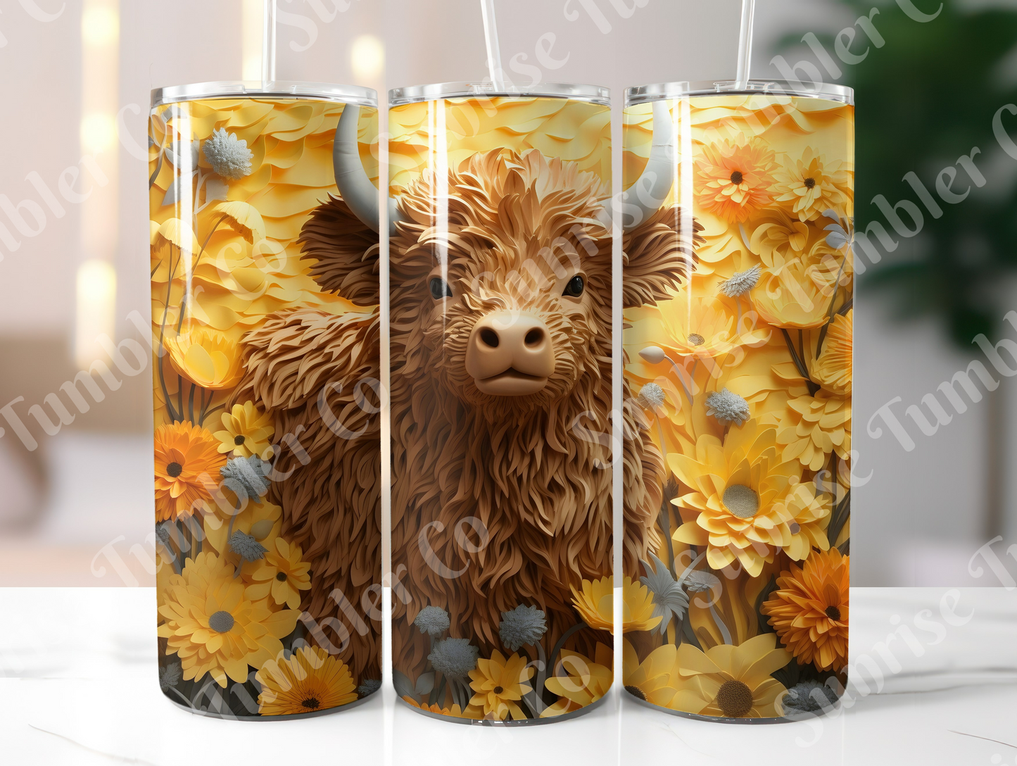 Cow Variety Part 3 - 20oz and 30oz Tumblers (Glow In The Dark Green And Blue Available)