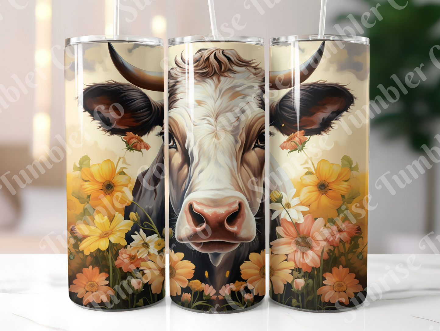 Cow Variety Part 2 - 20oz and 30oz Tumblers (Glow In The Dark Green And Blue Available)