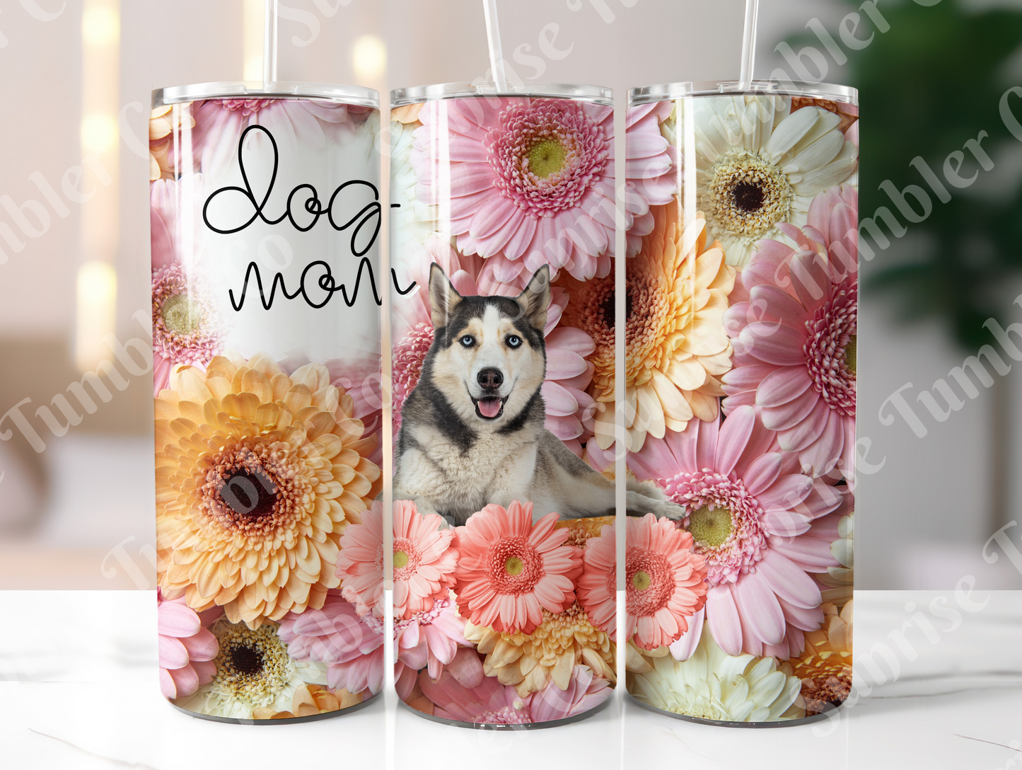 Dog Mom and Dog Dad Variety - 20 oz and 30 oz Tumblers (Glow In The Dark Option Available)