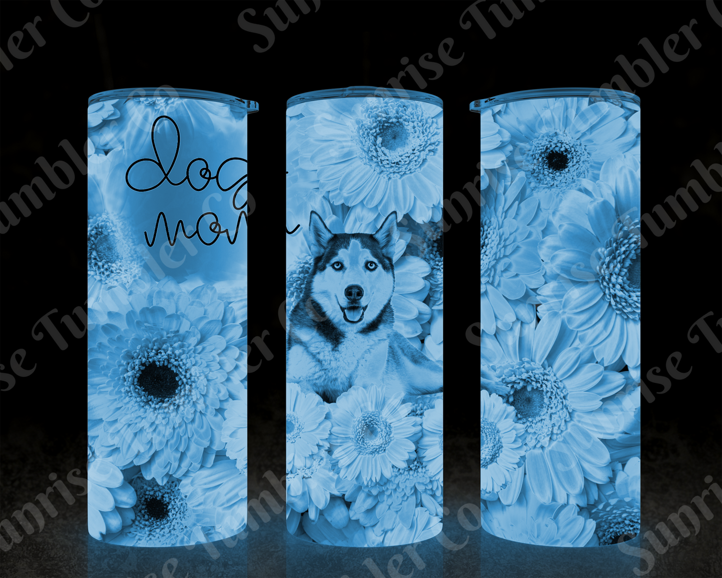 Dog Mom and Dog Dad Variety - 20 oz and 30 oz Tumblers (Glow In The Dark Option Available)