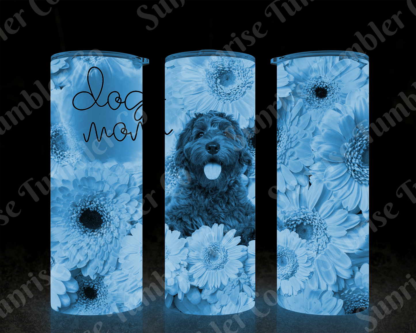 Dog Mom and Dog Dad Variety - 20 oz and 30 oz Tumblers (Glow In The Dark Option Available)