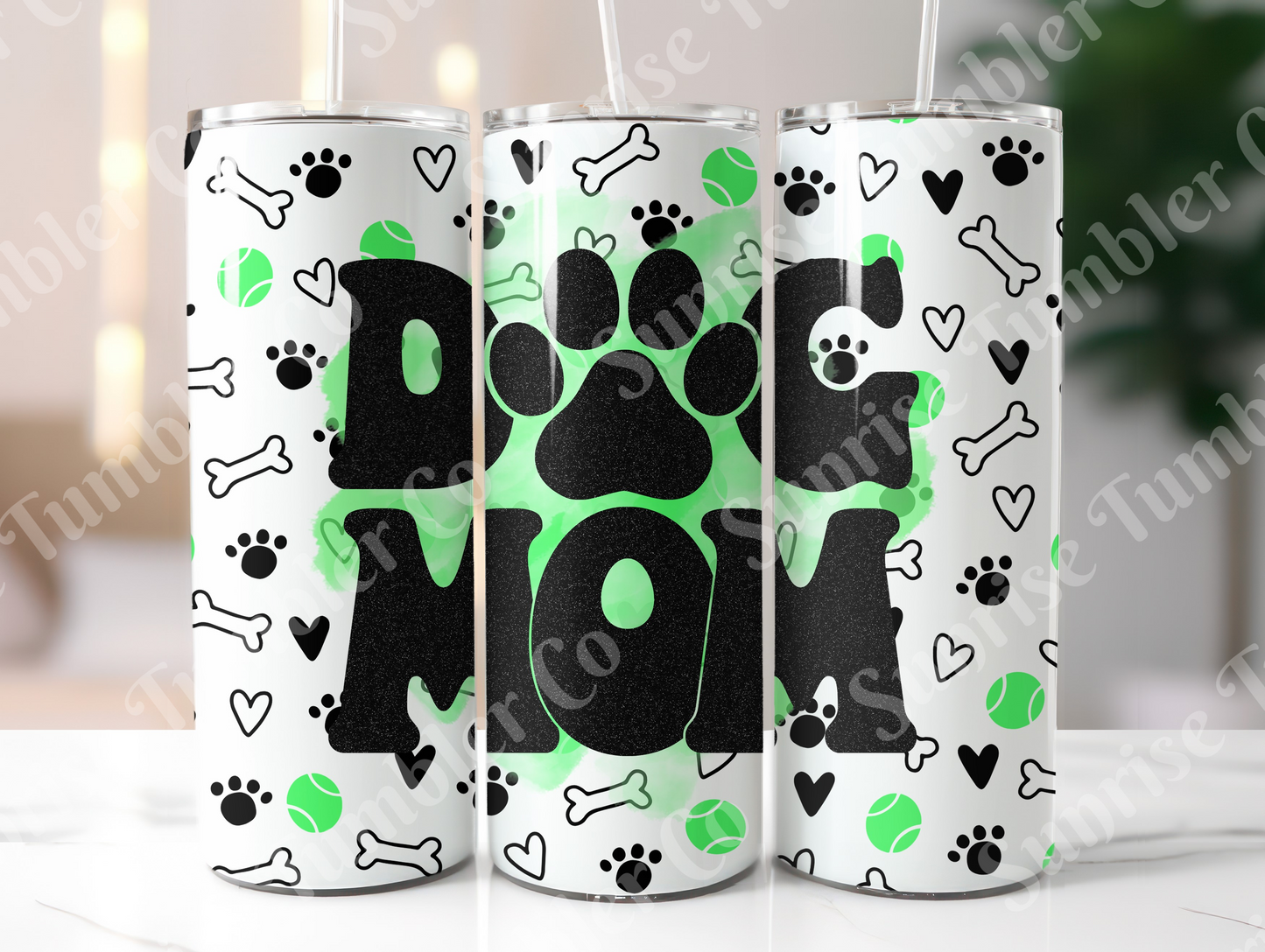 Dog Mom and Dog Dad Variety - 20 oz and 30 oz Tumblers (Glow In The Dark Option Available)