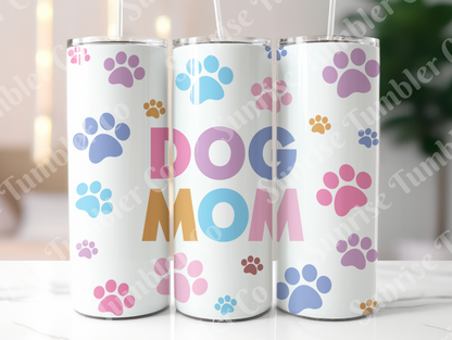 Dog Mom and Dog Dad Variety - 20 oz and 30 oz Tumblers (Glow In The Dark Option Available)