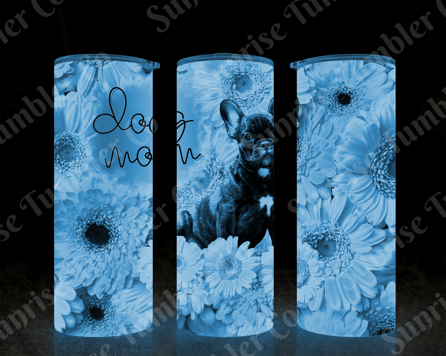 Dog Mom and Dog Dad Variety - 20 oz and 30 oz Tumblers (Glow In The Dark Option Available)