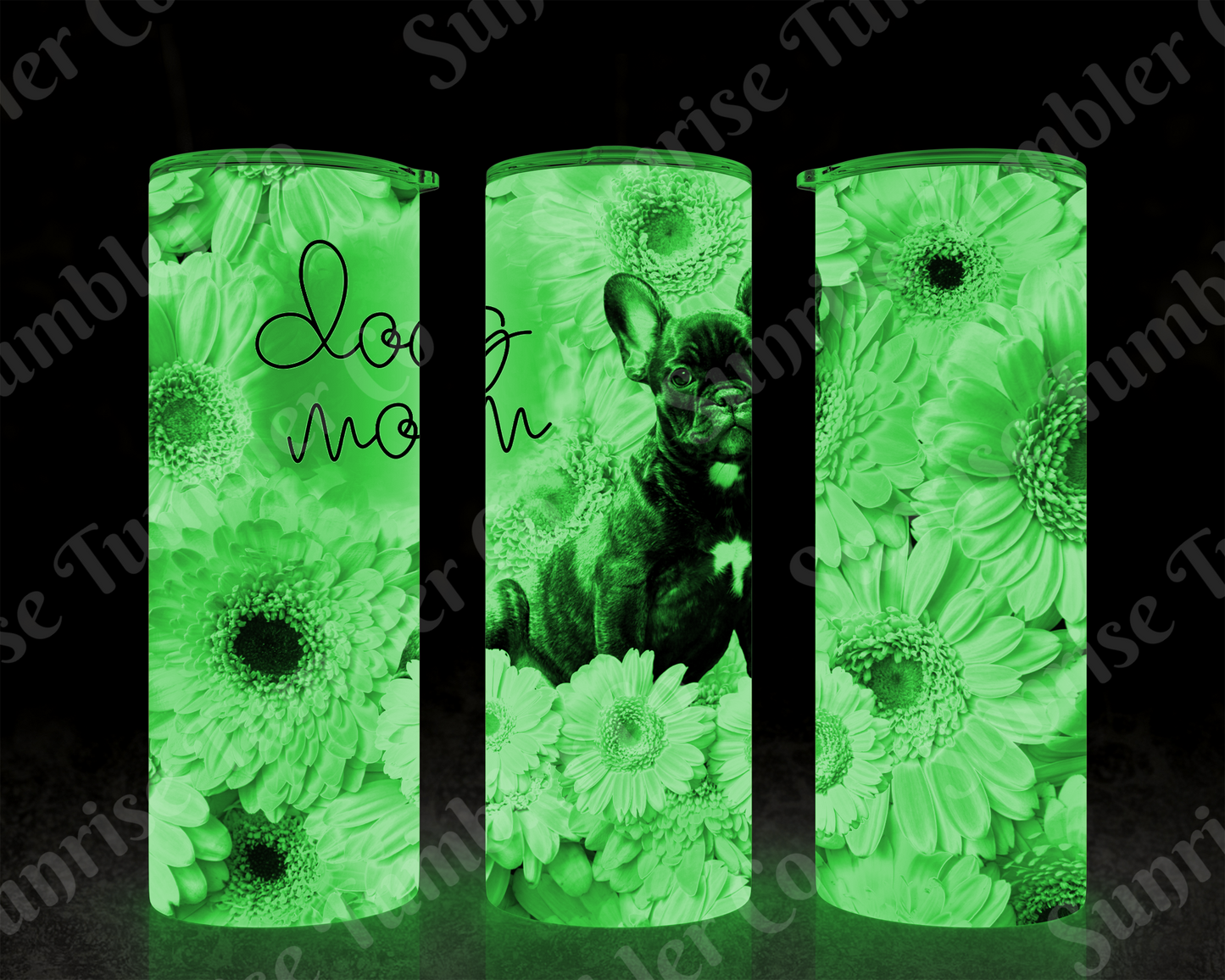 Dog Mom and Dog Dad Variety - 20 oz and 30 oz Tumblers (Glow In The Dark Option Available)