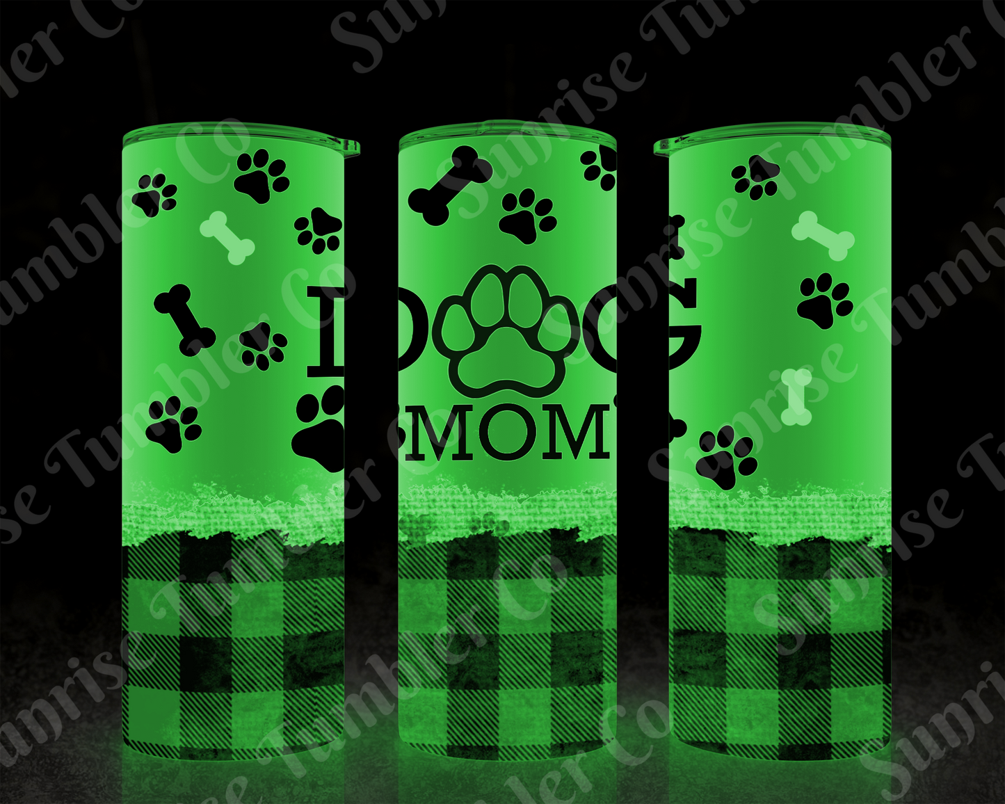 Dog Mom and Dog Dad Variety - 20 oz and 30 oz Tumblers (Glow In The Dark Option Available)