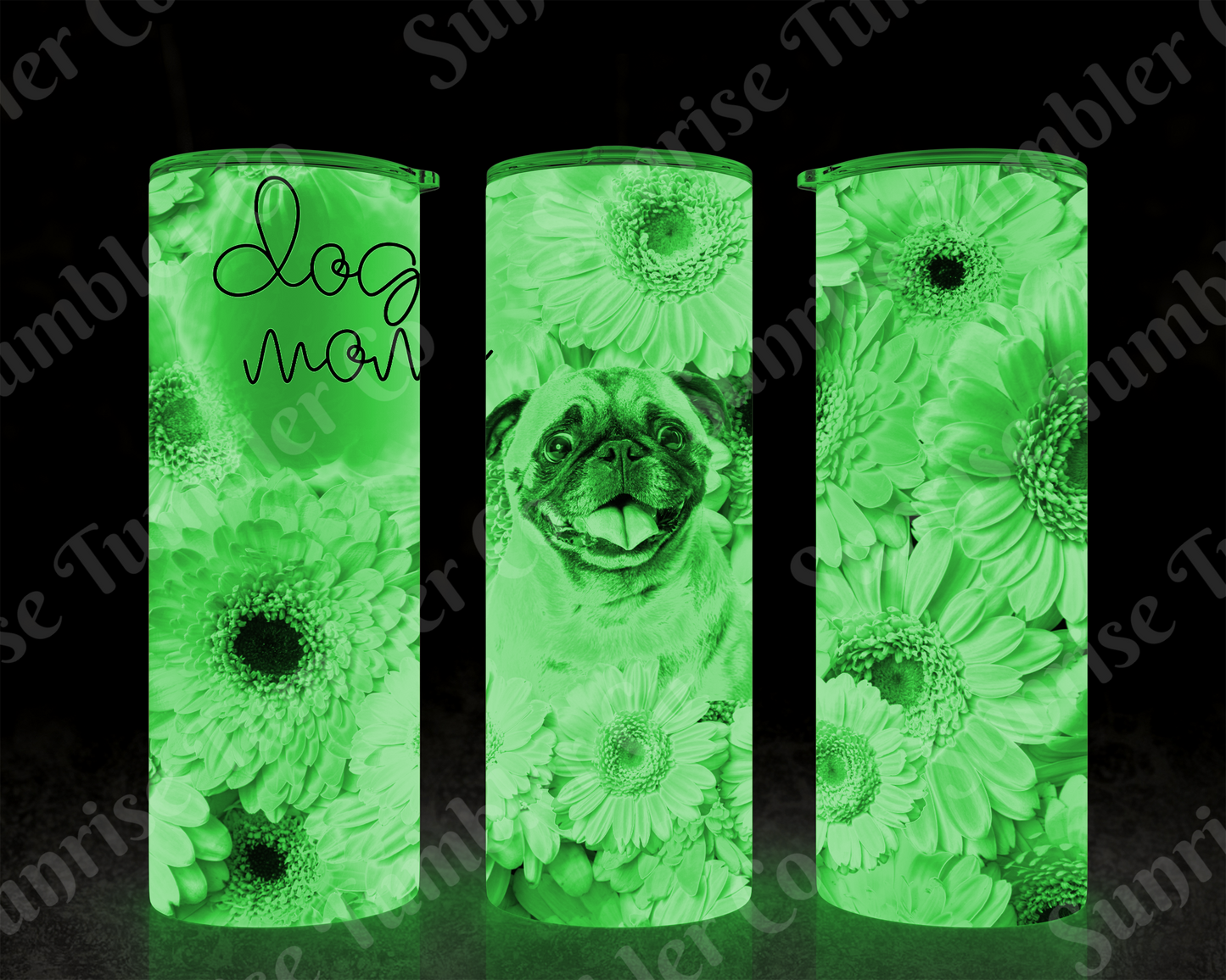 Dog Mom and Dog Dad Variety - 20 oz and 30 oz Tumblers (Glow In The Dark Option Available)
