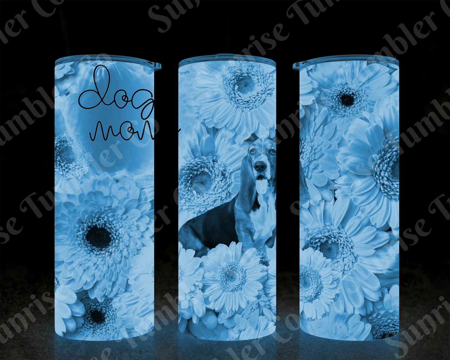 Dog Mom and Dog Dad Variety - 20 oz and 30 oz Tumblers (Glow In The Dark Option Available)