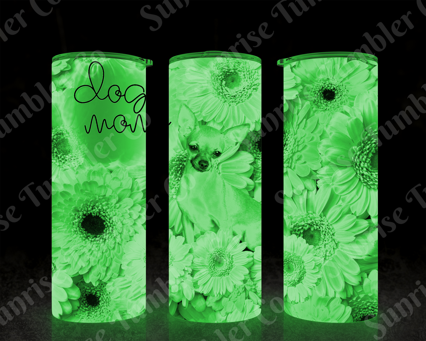 Dog Mom and Dog Dad Variety - 20 oz and 30 oz Tumblers (Glow In The Dark Option Available)