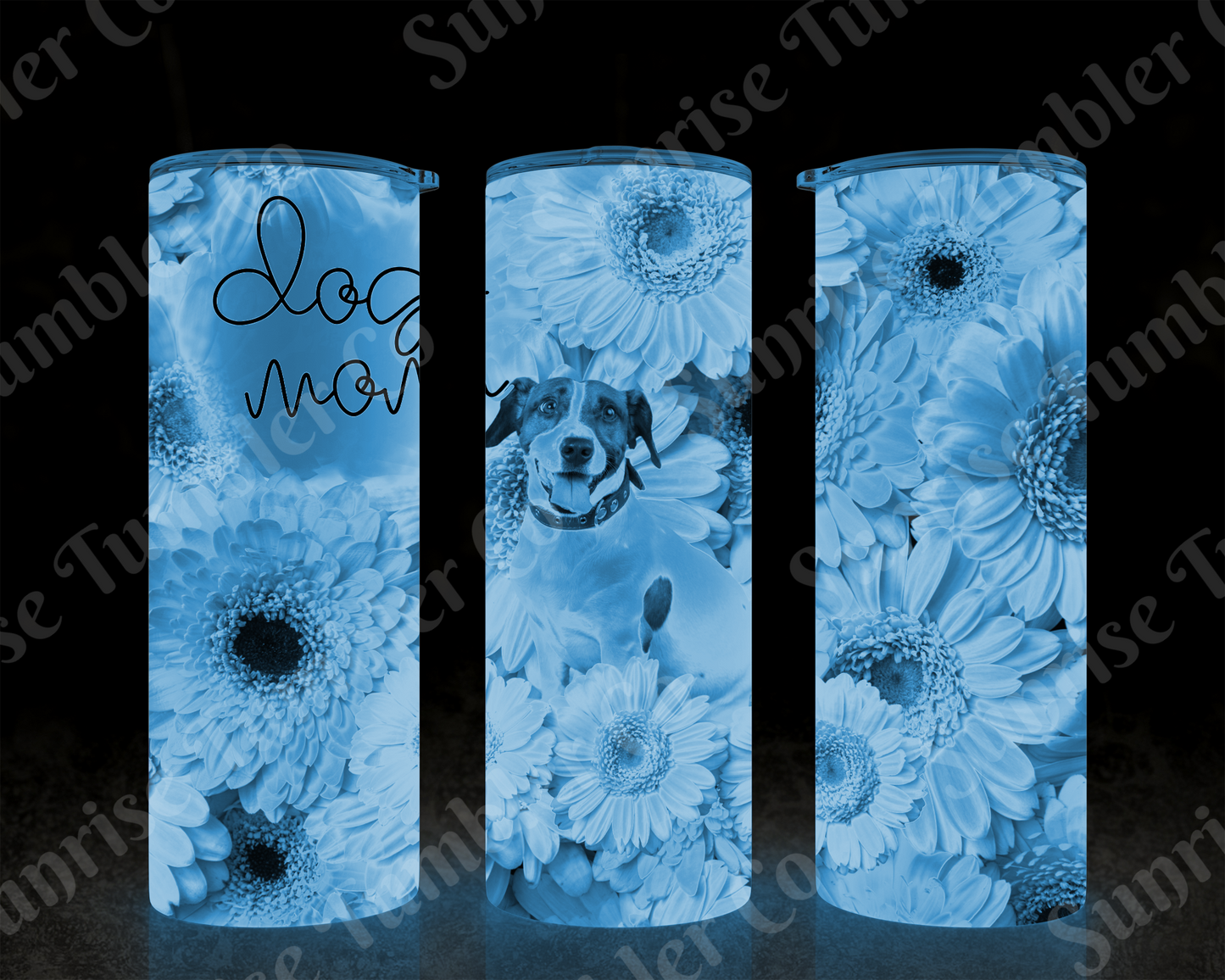 Dog Mom and Dog Dad Variety - 20 oz and 30 oz Tumblers (Glow In The Dark Option Available)