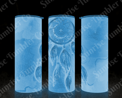 Dream Catcher Variety - 20 oz and 30 oz Tumblers (Glow In The Dark Green and Blue Options Available)
