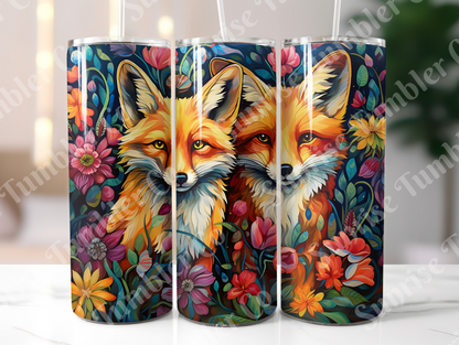 Fox Variety - 20 oz and 30 oz Tumbler (Glow In The Dark Option Available)