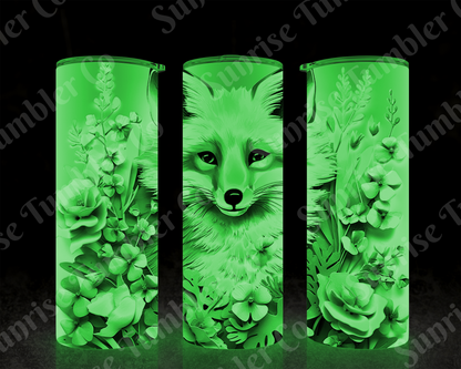 Fox Variety - 20 oz and 30 oz Tumbler (Glow In The Dark Option Available)