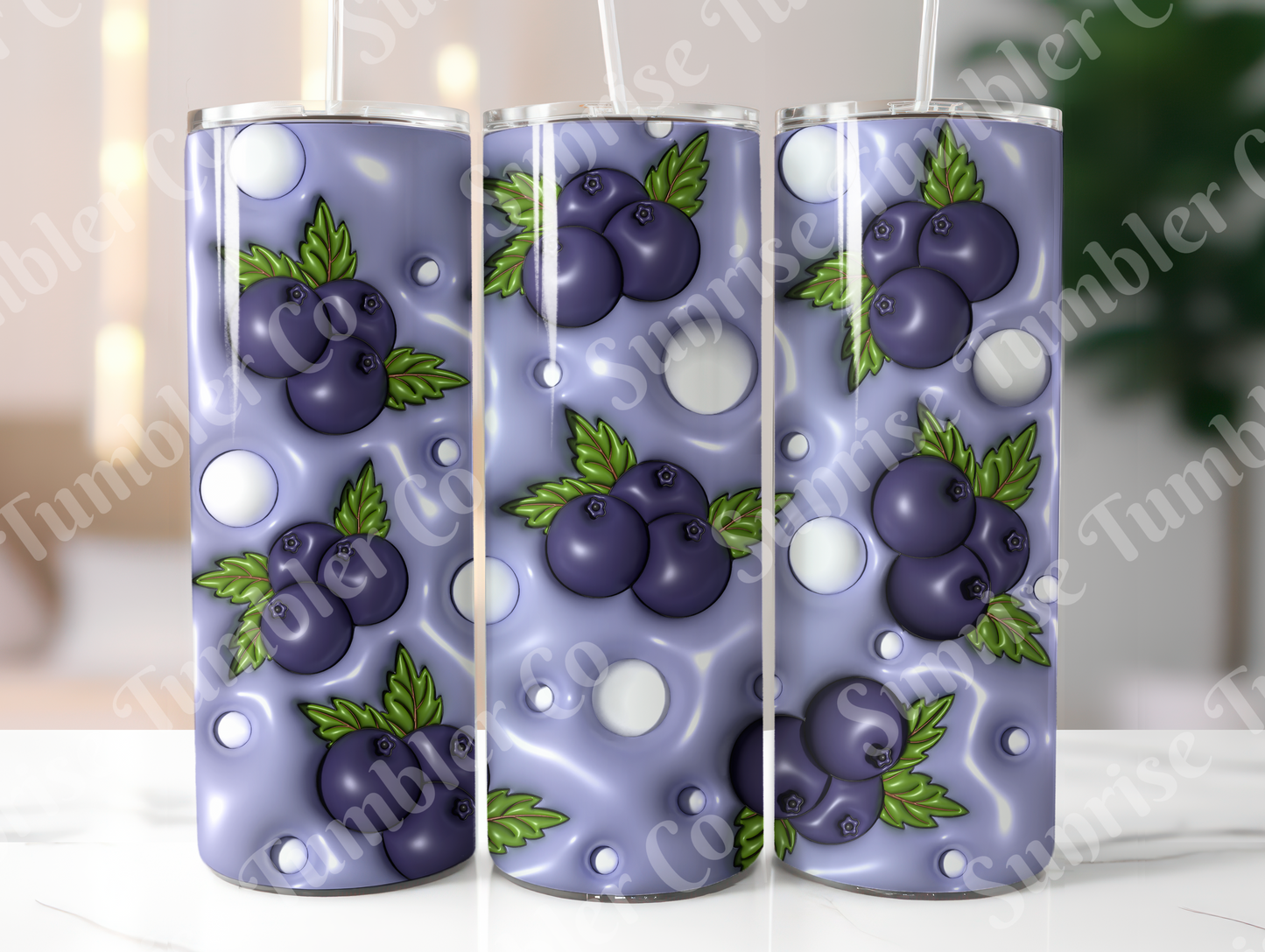 Fruit Variety - 20oz and 30oz Tumblers (Glow In The Dark Green And Blue Available)