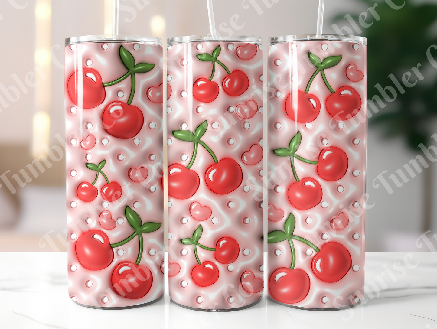 Fruit Variety - 20oz and 30oz Tumblers (Glow In The Dark Green And Blue Available)