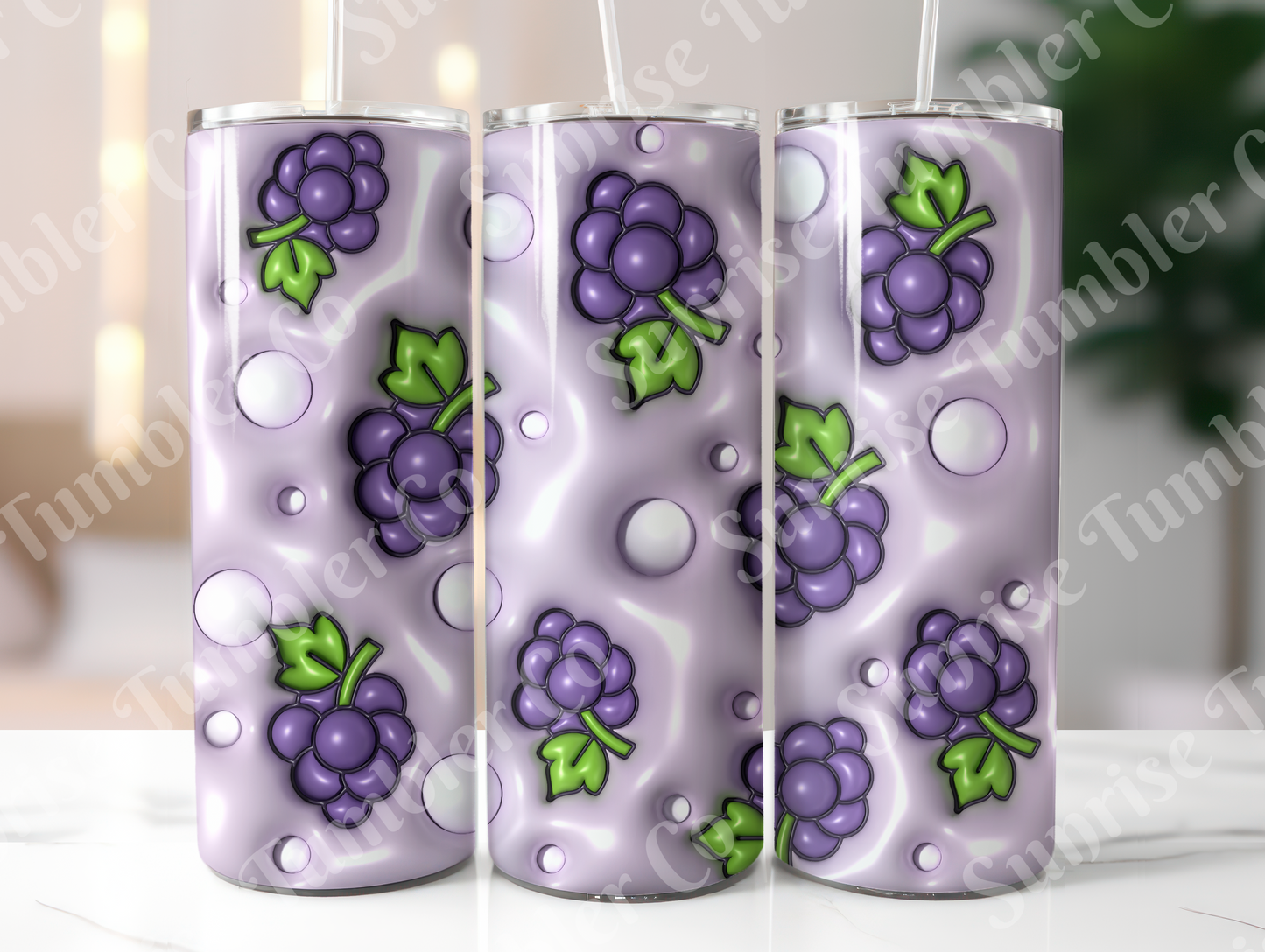 Fruit Variety - 20oz and 30oz Tumblers (Glow In The Dark Green And Blue Available)