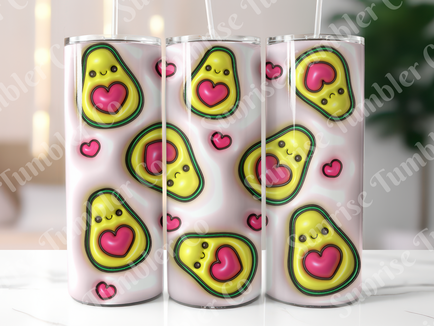 Fruit Variety - 20oz and 30oz Tumblers (Glow In The Dark Green And Blue Available)