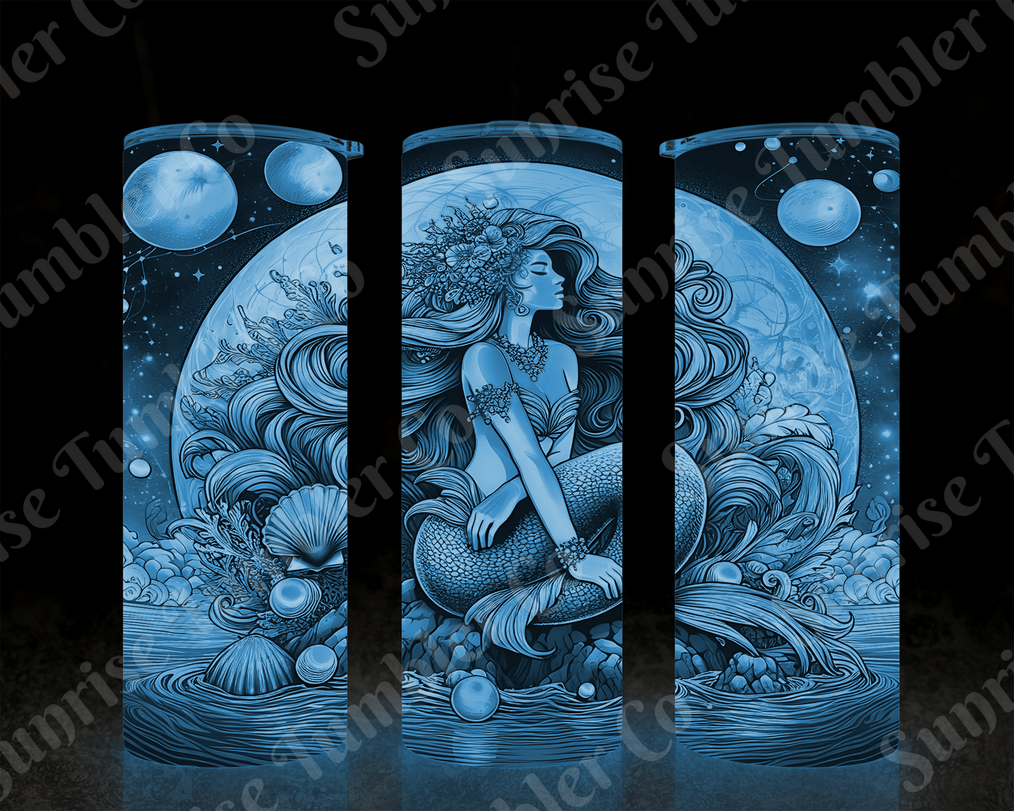 Mermaids Variety - 20oz and 30 oz Tumblers (Glow In The Dark Options Available)