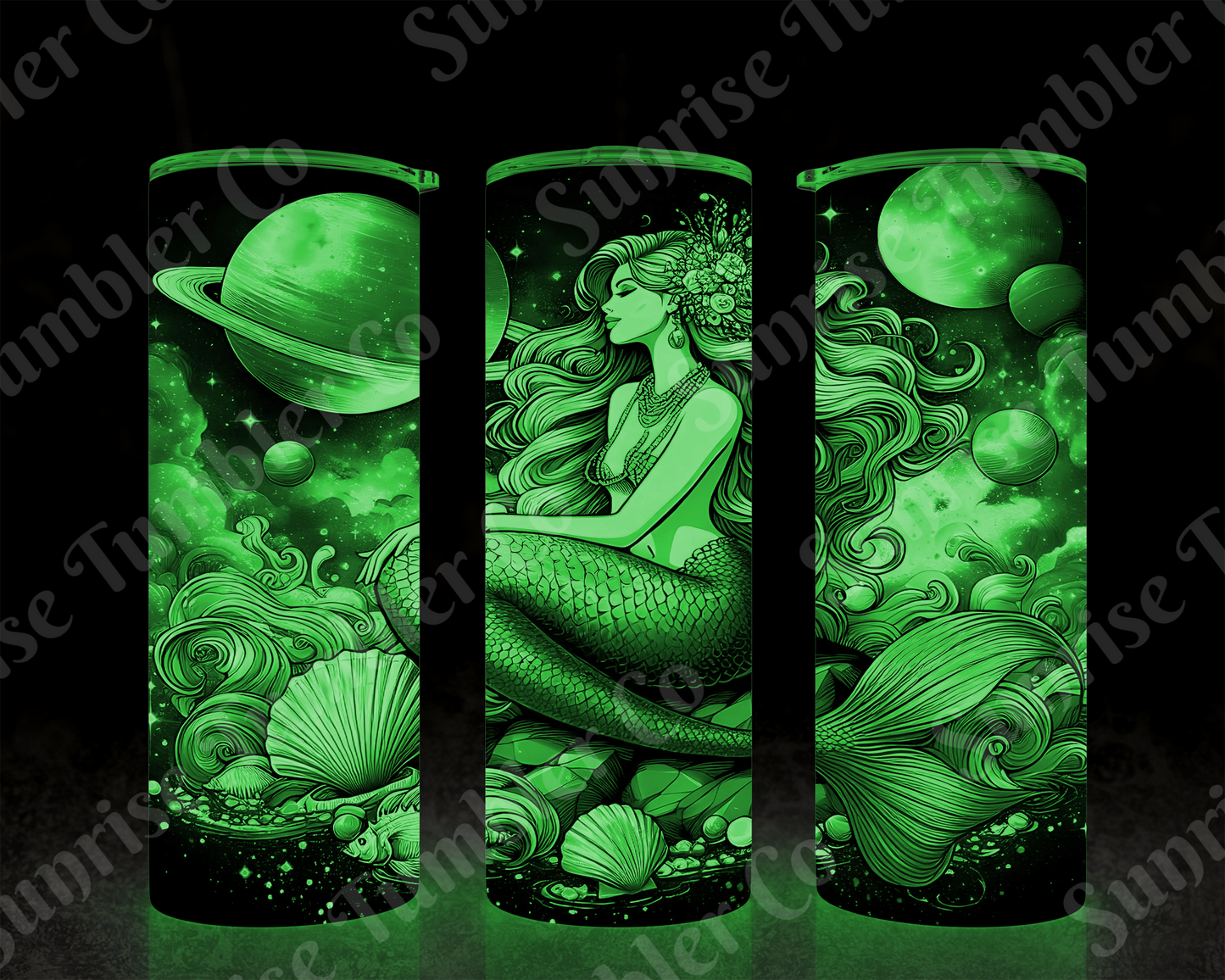 Mermaids Variety - 20oz and 30 oz Tumblers (Glow In The Dark Options Available)