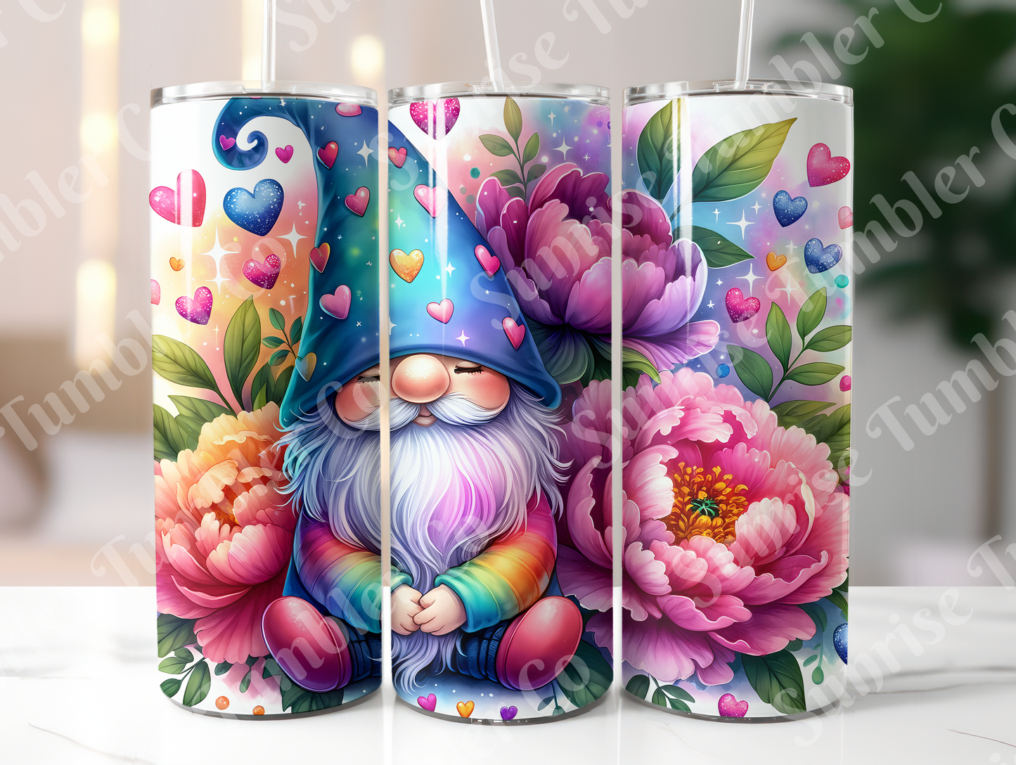 Gnome Variety - 20oz and 30oz Tumblers (Glow In The Dark Green And Blue Available)