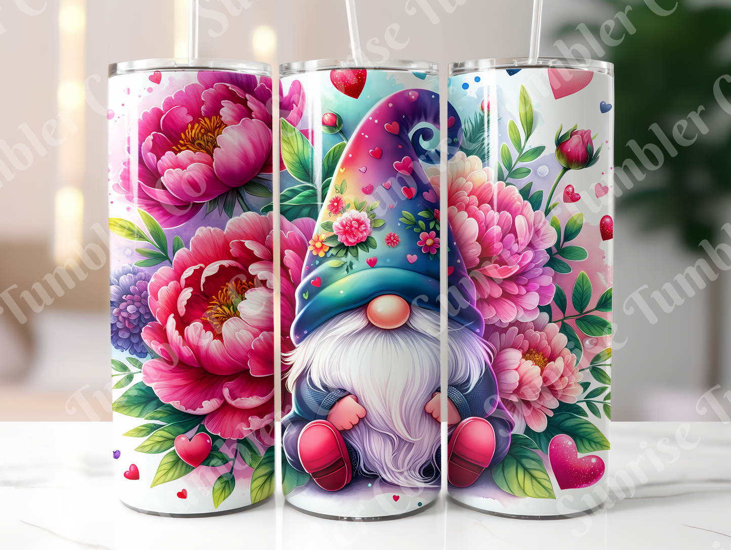 Gnome Variety - 20oz and 30oz Tumblers (Glow In The Dark Green And Blue Available)