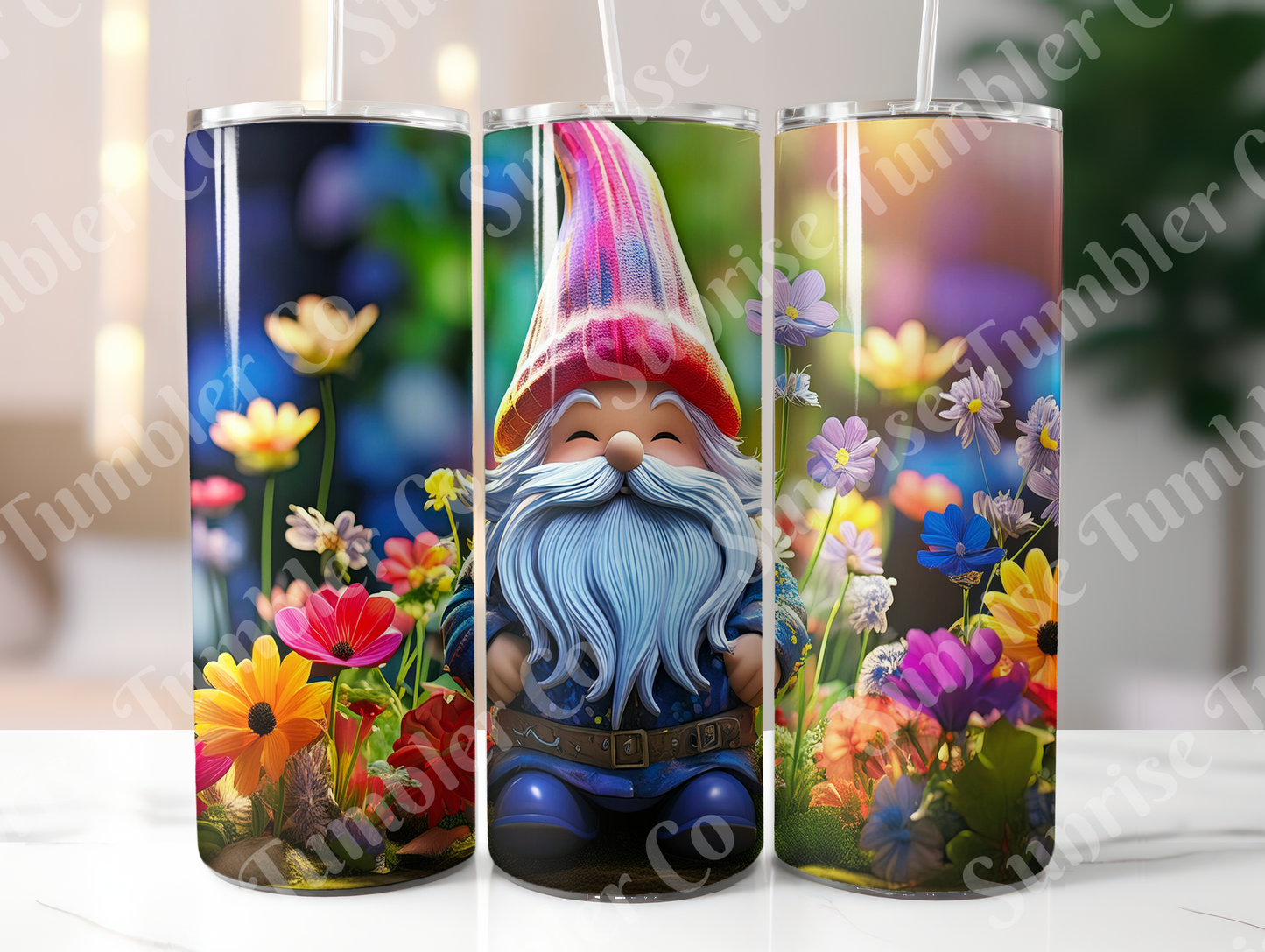 Gnome Variety - 20oz and 30oz Tumblers (Glow In The Dark Green And Blue Available)