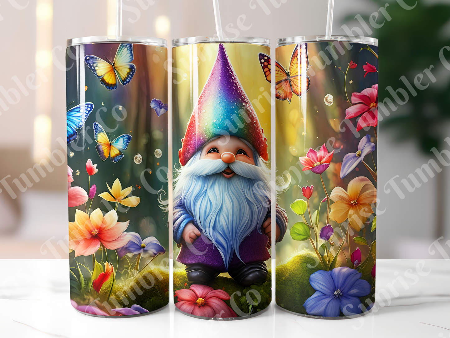 Gnome Variety - 20oz and 30oz Tumblers (Glow In The Dark Green And Blue Available)